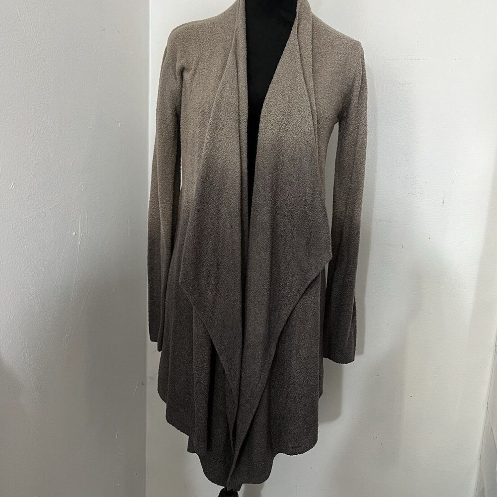 Barefoot Dreams Cozy Chic Lite Waterfall Calypso Cardigan Sweater Ombre‎ S/M